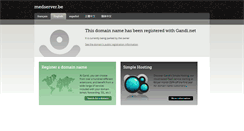 Desktop Screenshot of medserver.be