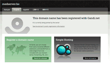 Tablet Screenshot of medserver.be